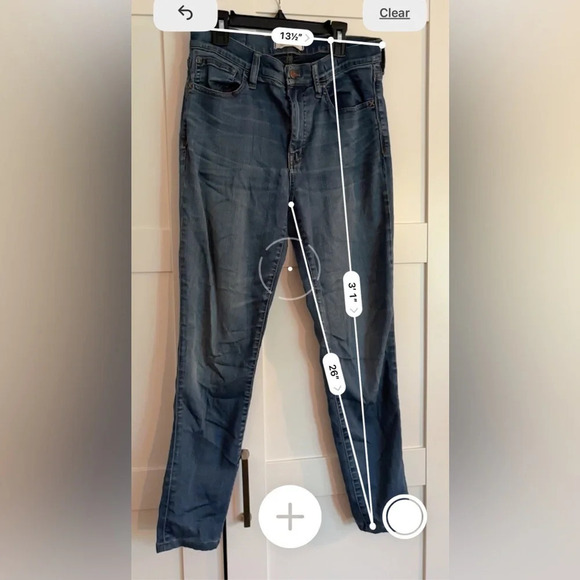 Madewell Roadtripper Jeans Size 28 - Picture 6 of 8